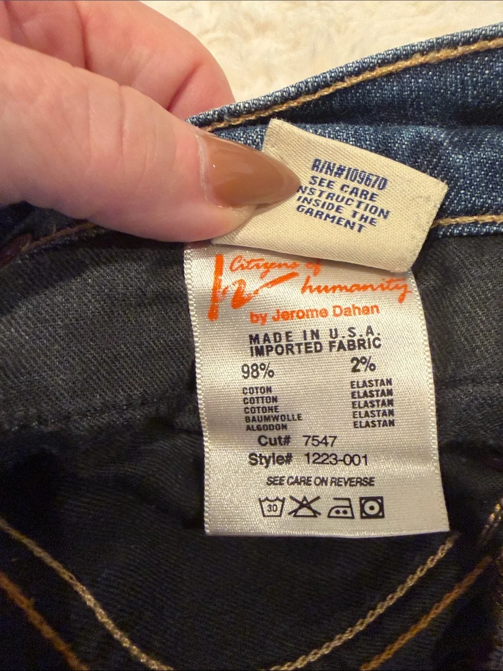 Citizens Of Humanity by Jerome Dahan Low Rise y2k Jeans size 26